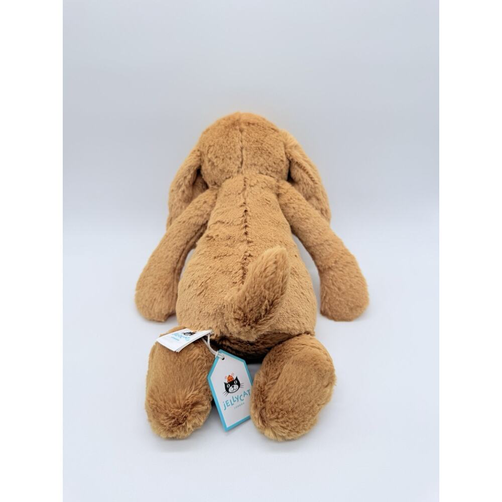 Jellycat Bashful Toffee Puppy Plush Medium Authentic NWT With Dust Bag - Picture 5 of 9